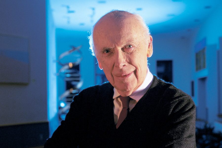 Nobel laureate Dr. James D. Watson, Chancellor, Cold Spring Harbor Laboratory.